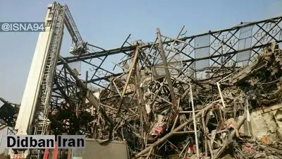 درخواست صدور اجازه پرواز برای امداد به زیرآوار مانده‌های ساختمان پلاسکو