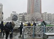 آخرین وضعیت ترافیکی تهران همزمان با بارش برف