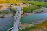 بارش‌های شدید این پل تاریخی را ویران کرد