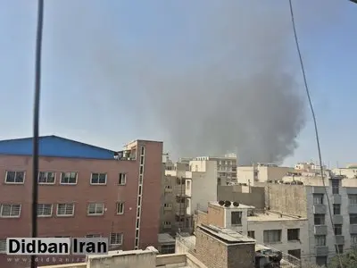 آتش سوزی در انبار کفش پل روشندلان
