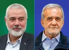 هنیه: از ایفای نقش ایران در حمایت از آرمان فلسطین قدردانی می‌کنیم