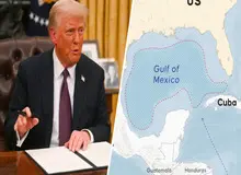 آمریکا رسما نام خلیج مکزیک را تغییر داد
