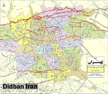 جزئیات ۱۶ گسل فعال شناخته شده استان تهران | از گسل نیاوران و عباس آباد تا لویزان و بلوار میرداماد