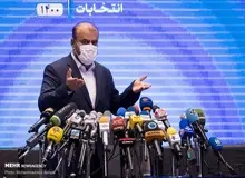 جعل لوگوی رسانه ها در نشست خبری سردار رستم قاسمی +عکس