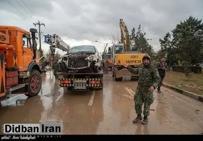 جزییات نجات معجزه‌آسای یک خانواده گرفتارشده در سیلاب شیراز
