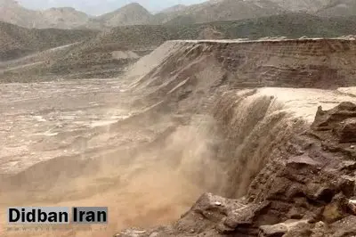 بزرگترین سد خاکی جزیره قشم سرریز شد