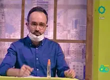 استفاده از ماسک به سبک صداوسیما!/ تصاویر