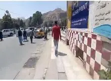 نیروهای طالبان در خیابان‌های کابل / FILM