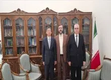 دیدار و گفتگوی غریب آبادی با سفرای روسیه و چین