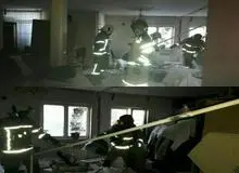 انفجار یک واحد مسکونی در اتوبان تهران- کرج/ سوختگی شدید مرد 35 ساله/ عکس
