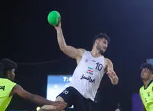 صعود به فینال و کسب سهمیه جهانی توسط تیم ملی هندبال ساحلی