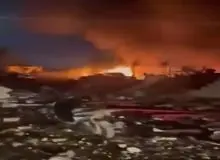 اولین فیلم از مقر کتائب حزب الله عراق پس از بمباران توسط آمریکا