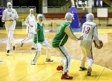 بازی نمادین به منظور رونمایی از لباس بانوان بسکتبالیست ایران برگزار شد