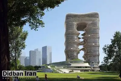 شاهکار جدید معماری زاها حدید در چین؛ ساختمانی مواج که گویی از آینده آمده است