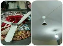 کودک 6 ماهه را برای تفریح بالا انداختند، سرش به پنکه خورد و جان داد
