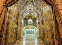 ضریح جدید حرم حضرت رقیه (س) نصب شد + عکس