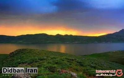 طبیعت بکر نئور بزرگترین دریاچه اردبیل +عکس 
