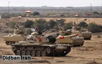 مصر تانک های خود را در گذرگاه رفح مستقر کرد
