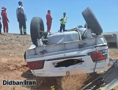 خودروی یک امام جمعه واژگون شد