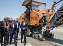 آغاز عملیات اجرایی طرح بهسازی و روکش آسفالت آزادراه تبریز - زنجان