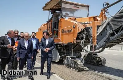 آغاز عملیات اجرایی طرح بهسازی و روکش آسفالت آزادراه تبریز - زنجان