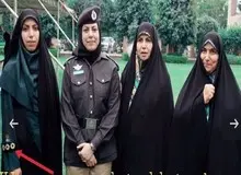عکسی از آمنه سادات ذبیح پور مجری جنجالی ۲۰:۳۰ با درجه ستوانی نیروی انتظامی!