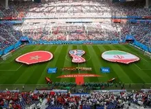 تصاویری زیبا از حاشیه دیدار ایران و مراکش - ورزشگاه زنیت آره‌نا شهر سنت پترزبورگ 
