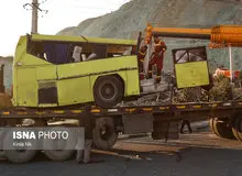 حال وخیم ۳ دانشجو از میان ۶ دانشجوی بستری حادثه اتوبوس دانشگاه آزاد
