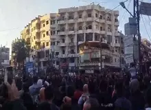 تظاهرات گسترده علویان سوریه علیه حکومت جولانی