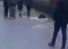 خودکشی جنجالی پسر  ۱۴ ساله در بلوار جانباز مشهد+ فیلم 