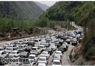 پلیس راه: ترافیک ۶ کیلومتری در آزاد راه تهران- شمال/ تردد خودروها از چالوس به کرج ممنوع شد