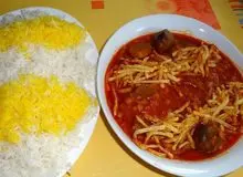 قیمه و قورمه سبزی بدون گوشت شش هزارتومان+ عکس