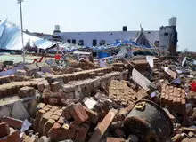 ریزش مرگبار دیوار در مراسم عروسی

