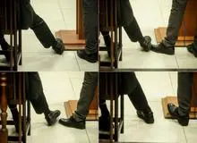 «خط دادن» عباس ایروانی به امیر رضا رفیعی در جلسه دادگاه / تصاویر