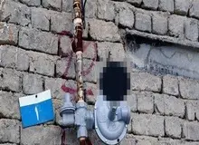 کشف سر انسان بالای علمک گاز  در شمال تهران