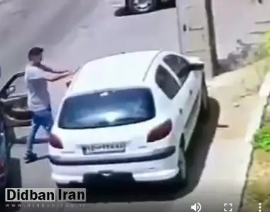 فیلمی از سرقت از وسایل پژو ۲۰۶ در تهران/ آرامش دزدان در هنگام سرقت!