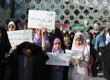 استفاده از کودکان خردسال در تجمع حجاب و عفاف+تصاویر