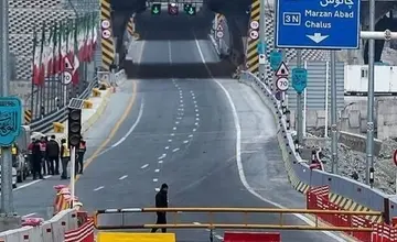 بازگشایی دوطرفه جاده چالوس پس از ۱۱ ساعت انسداد