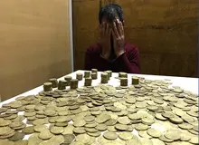 1300 سکه عتیقه از 2 مسافر مترو در تهران کشف شد
