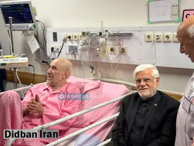 عیادت معاون اول رییس جمهور از سید محمد خاتمی