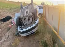 واژگونی مرگبار خودرو ساینا در جاده قم ـ گرمسار/۳ کشته و ۴ مصدوم