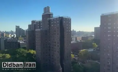 انفجار و ریزش بخشی از یک برج مسکونی در نیویورک + فیلم