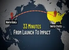 چین: موشک کره شمالی می‌تواند ظرف ۳۳ دقیقه به آمریکا اصابت کند