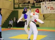 تیم تکواندو بانوان بیمه رازی قهرمان نیم فصل شد