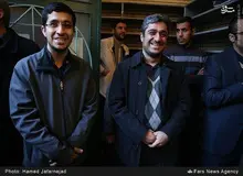 فرزند احمدی نژاد به توییت کدخدایی جواب داد/ عکس