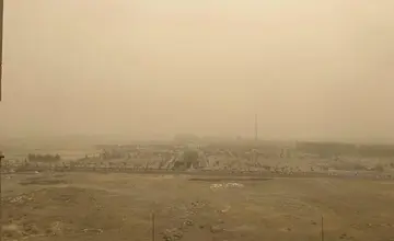 هشدار هواشناسی؛ گردوخاک عراقی کیفیت هوای خوزستان را کاهش می‌دهد