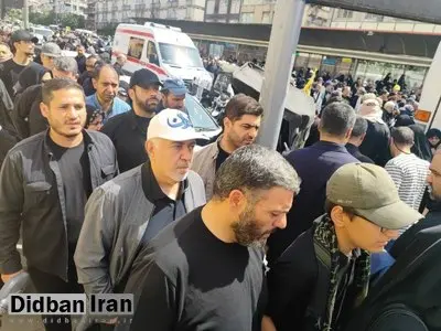 حضور ظریف در مراسم تشییع شهدای جنگ ایران و اسرائیل +عکس