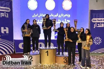 نایب قهرمانی دختران خوزستانی در وزنه‌برداری نوجوانان کشور