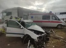 جان باختن پنج نفر به دنبال سانحه تصادف در جاده نهاوند-فیروزان