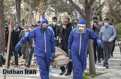 روزانه بین ۷۰ تا بالای ۱۰۰ نفر در تهران بر اثر ابتلا به کرونا دفن می‌شوند
